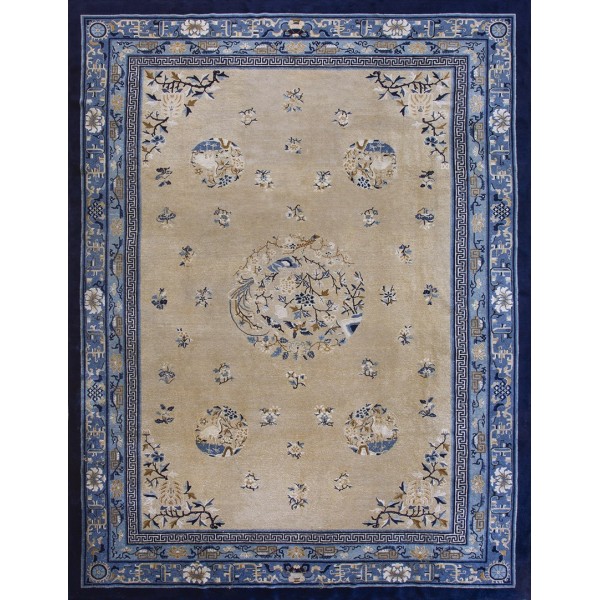 Early 20th Century Chinese Peking Carpet